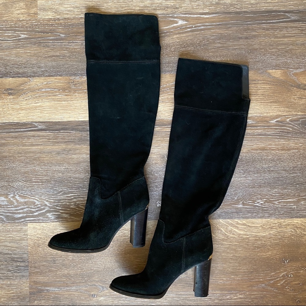 MICHAEL Kors OTK Suede Leather Heel Boots - Damaged Heel